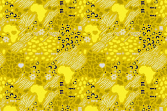 design wild animal skin textures with african vibes