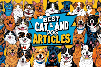 write informative and fun articles on all things cats and dogs