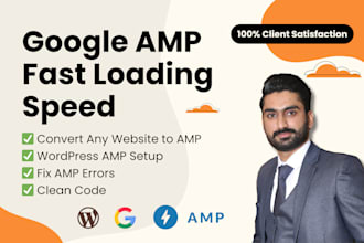 convert any webpage to google amp for faster  loading speed