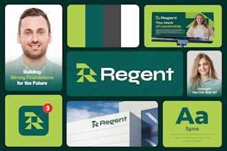 do business logo design, brand identity with full branding kit