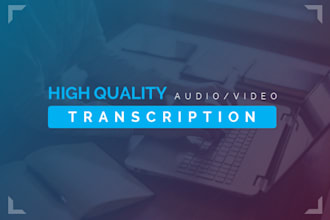 transcribe audio  and do video transcription manually fast