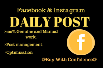 on your posting and marketing instagram, and facebook pages