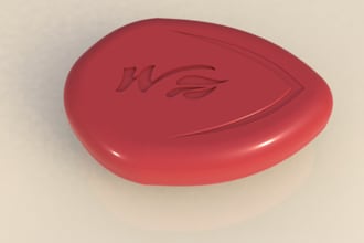 design any cosmetics product, soap or shower bottle