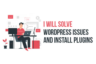 solve wordpress issues and install plugins