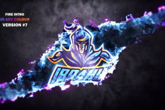 create awesome gaming logo intro animated video