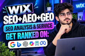 do wix GEO aeo and wix SEO for wix studio website