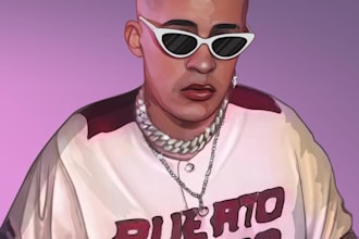 realistic portrait or character for you