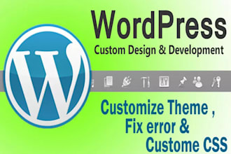 develop wordpress websites and woocommerce store online shop