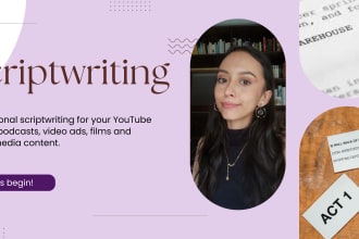 write scripts for your ads, videos and podcasts