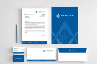 design business card, letterhead, folder and stationary