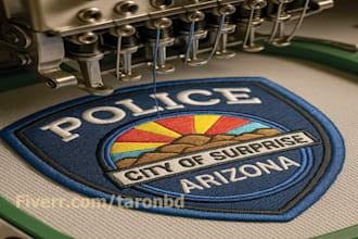 convert logo on embroidery digitizing into dst, pes, emb, jef, exp or any