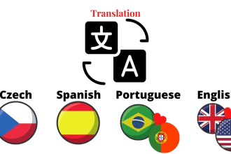 do spanish, czech, portuguese translations