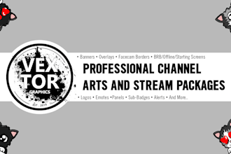 design professional channel art and streaming packages