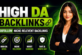 provide high da authority dofollow seo backlinks link building for ranking