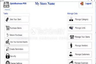 develop a pos system for you
