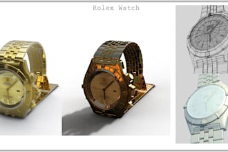 do for your product 3d  modeling and realistic render