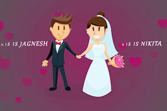 create wedding invitations video
