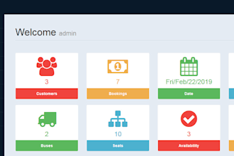 create bus booking system for you