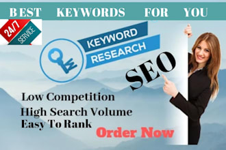 do seo keyword research and competitor analysis