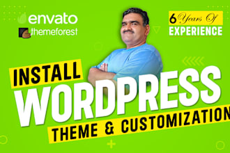 install, customize themeforest, envato elements wordpress theme, and demo import