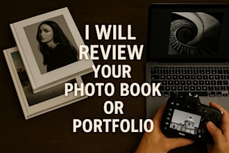 review your photography portfolio or book