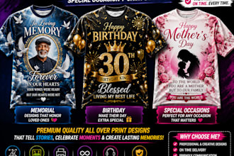 design memorial funeral rip in loving memory t shirt design