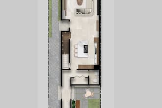 create a photoshop render for you 2d plan