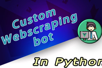 provide automation web scraping bot in python
