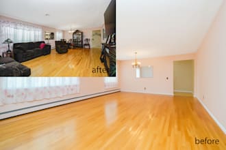 declutter, remove unwanted objects for better sale