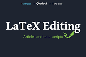 typeset your scientific paper into latex