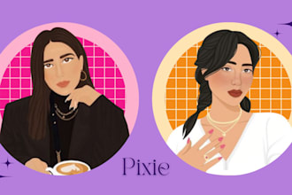 draw realistic portraits or avatars for your social media