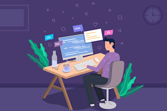 creat a 2d animation, motion graphics video