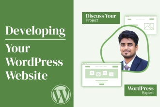 create professional and responsive wordpress website or blog