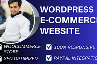 make modern, responsive and clean shopping website