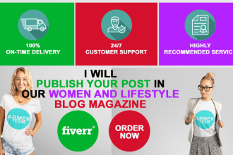 publish your guest post on our women and lifestyle magazine
