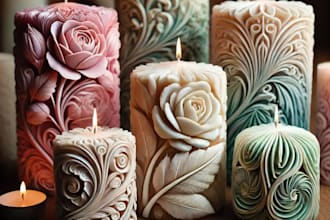 make 3d models for your candle design