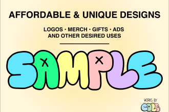 create your logo design in my custom graffiti letter style