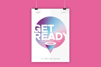 design event, advertising, concert, and movie poster