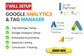 setup google analytics and tag manager in 12 hours