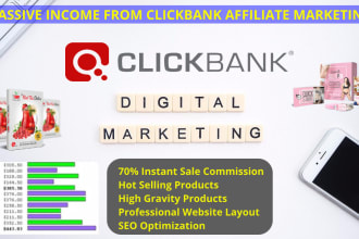 create an automated clickbank earning website