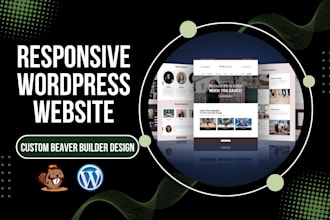 build a professional, responsive wordpress website with beaver builder