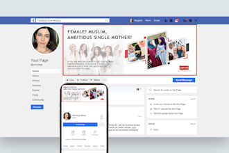 create professional facebook cover photo banner design