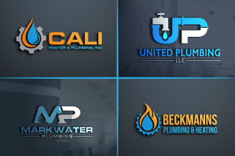 design plumbing heating air conditioning  and oil gas logo