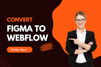 convert figma design into a stunning webflow website