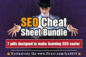 provide an SEO cheat sheet bundle