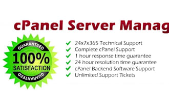 cpanel server administration, security