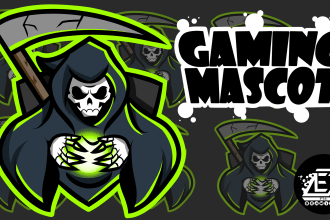 create a epic gaming mascot