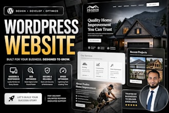 design professional wordpress website or wordpress website design