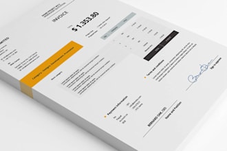 create invoice template  design, invoice