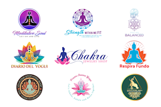 do yoga, health and wellness, meditation and holistic logo